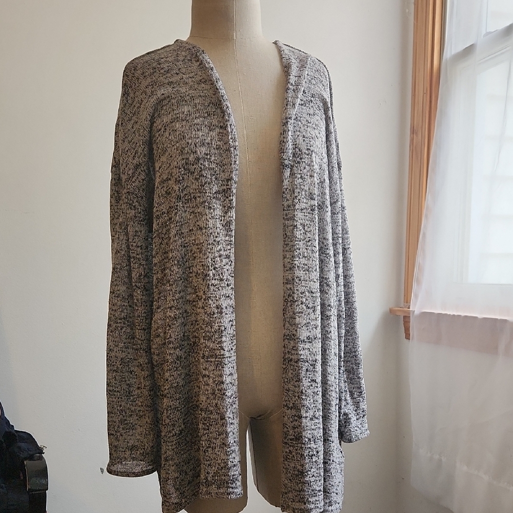 H&M Open-Front Lightweight Longline Sweater